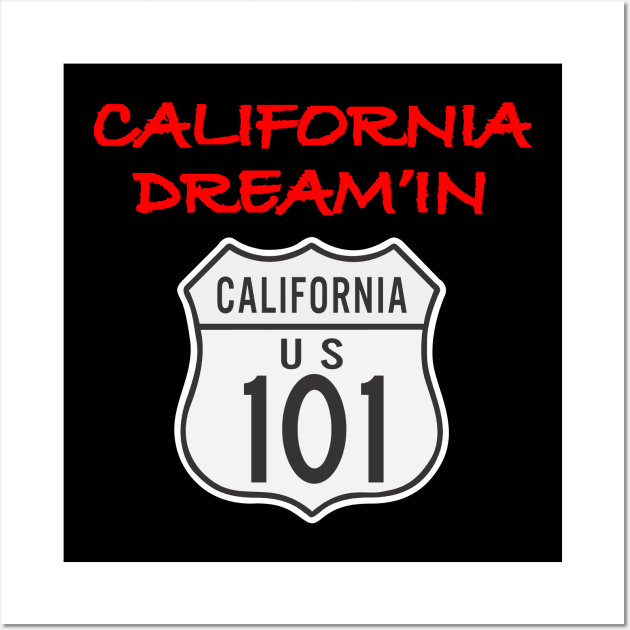 California Dreamin - California Highway 101 wo Backgrnd Wall Art by twix123844